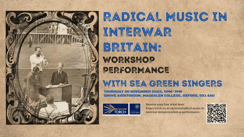 confrimed graphics radical music in interwar britain workshop performance