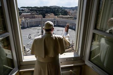 Pope at window