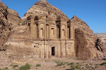 The facade of Deir, carved our of the rock