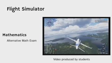 Flight simulator image