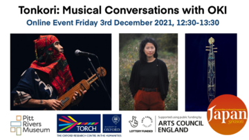 Tonkori: Muscial Conversations with OKI, Online Event Friday 3rd December 2021, 12:30-13:30