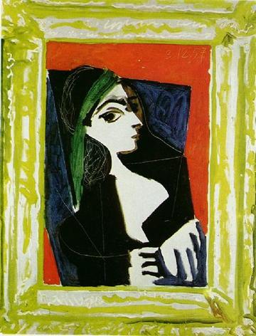 Portrait of Jacqueline - Pablo Picasso