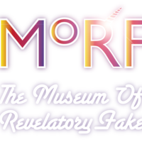 Image depicts the MoRF (Museum of revelatory fakes) Logo