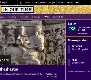 the Arthashastra on BBC