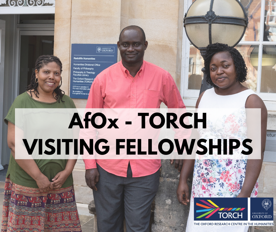 Applications Open AfOx TORCH Research Fellowship TORCH The Oxford