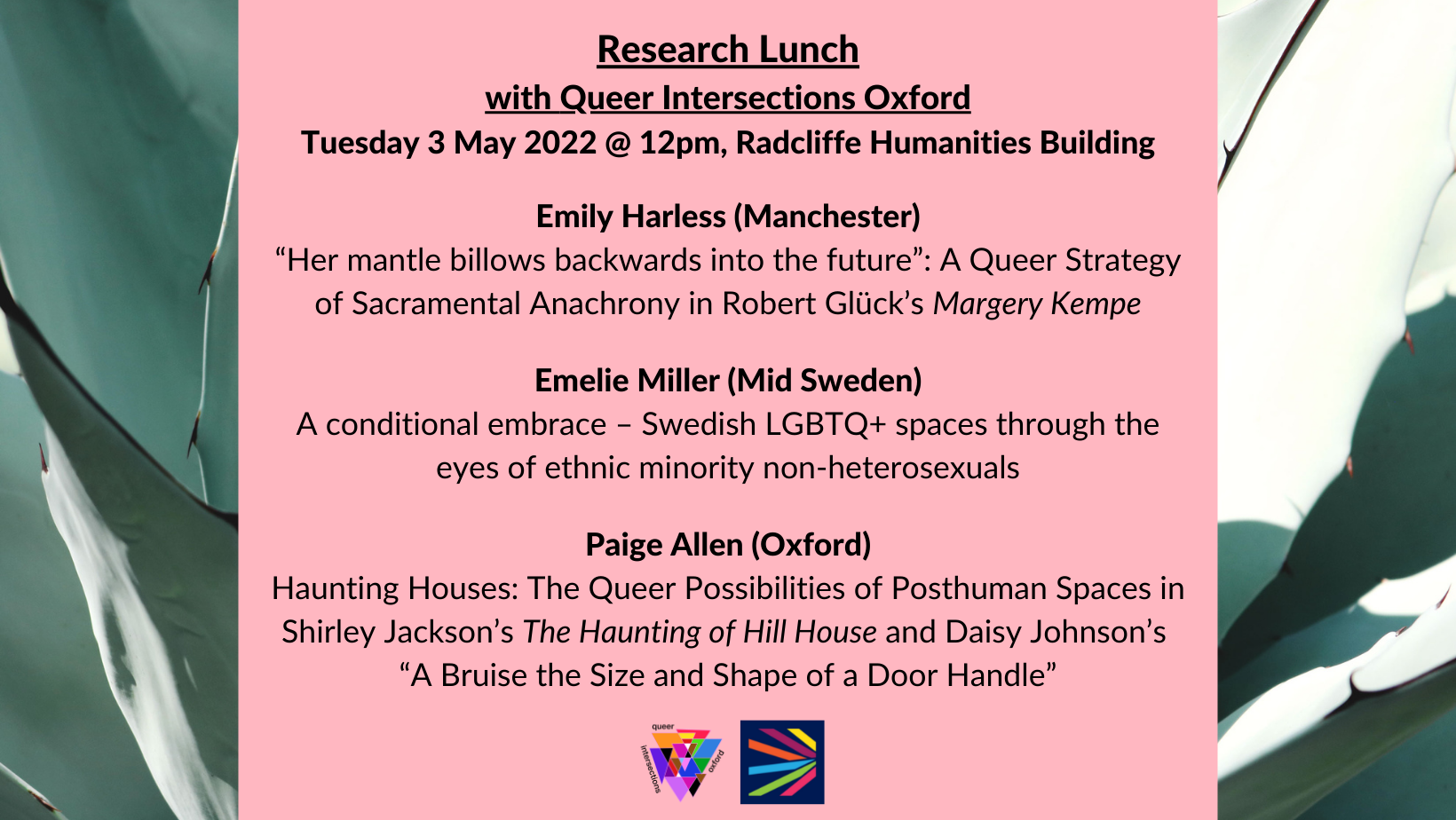 research lunch 3 may